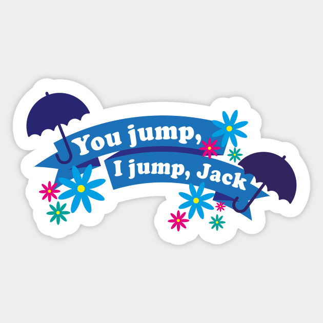 you jump i jump jack Sticker by aytchim